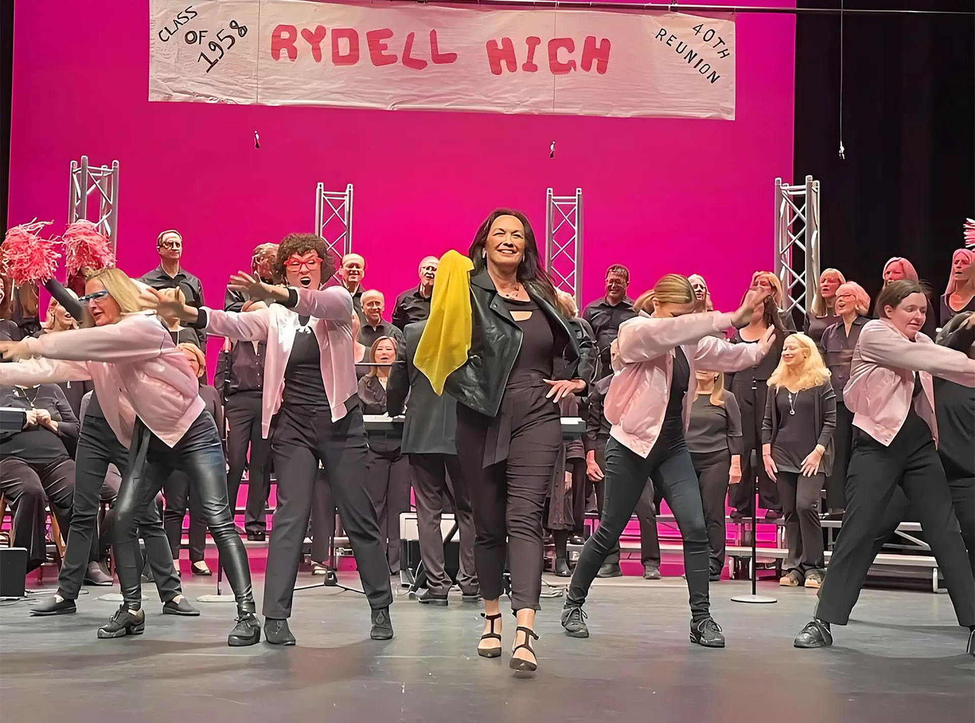Laguna Tunes cast performing on stage